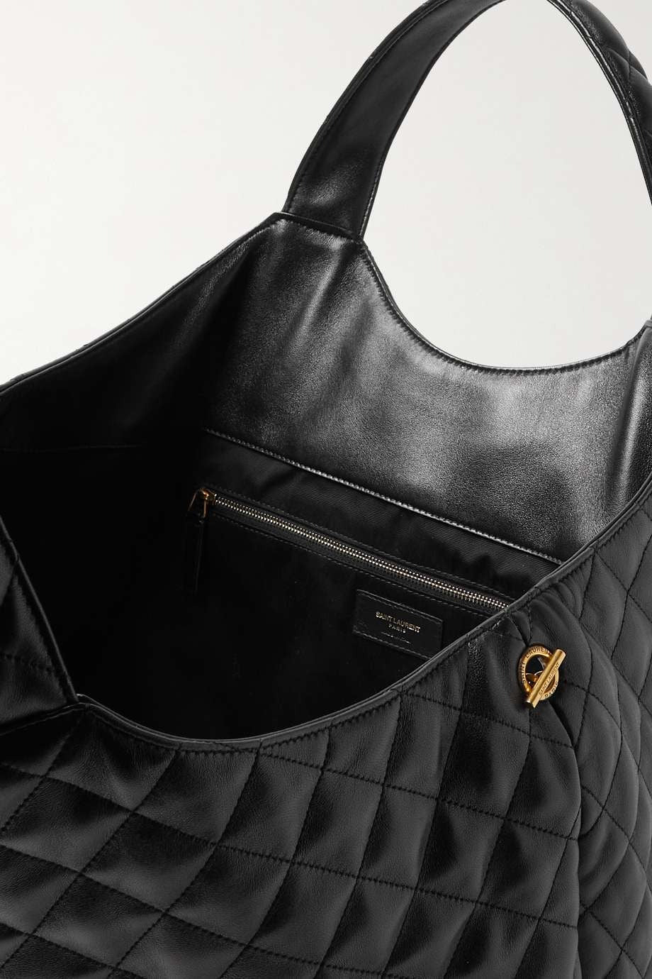 SAINT LAURENT Icare extra large embellished quilted leather tote60 × 39 × 8 cm