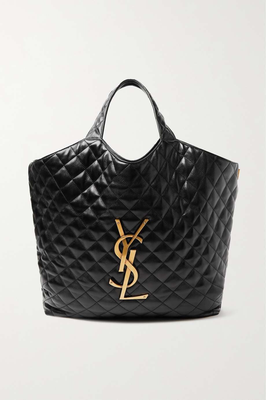 SAINT LAURENT Icare extra large embellished quilted leather tote60 × 39 × 8 cm