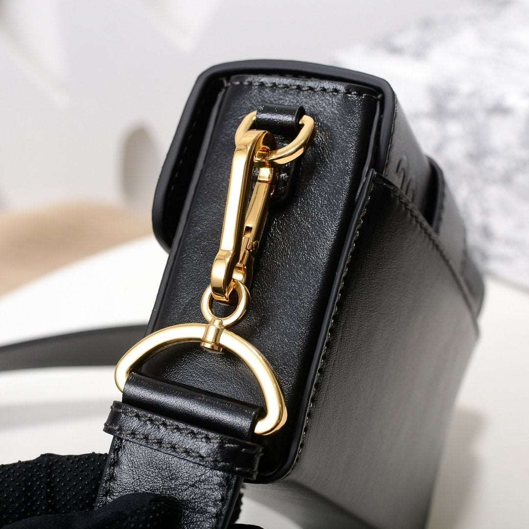 Dior 30 Montaigne Flap Shoulder Crossbody Bag with CD Clasp and Adjustable Leather Strap (24 x 17 x 8) cm