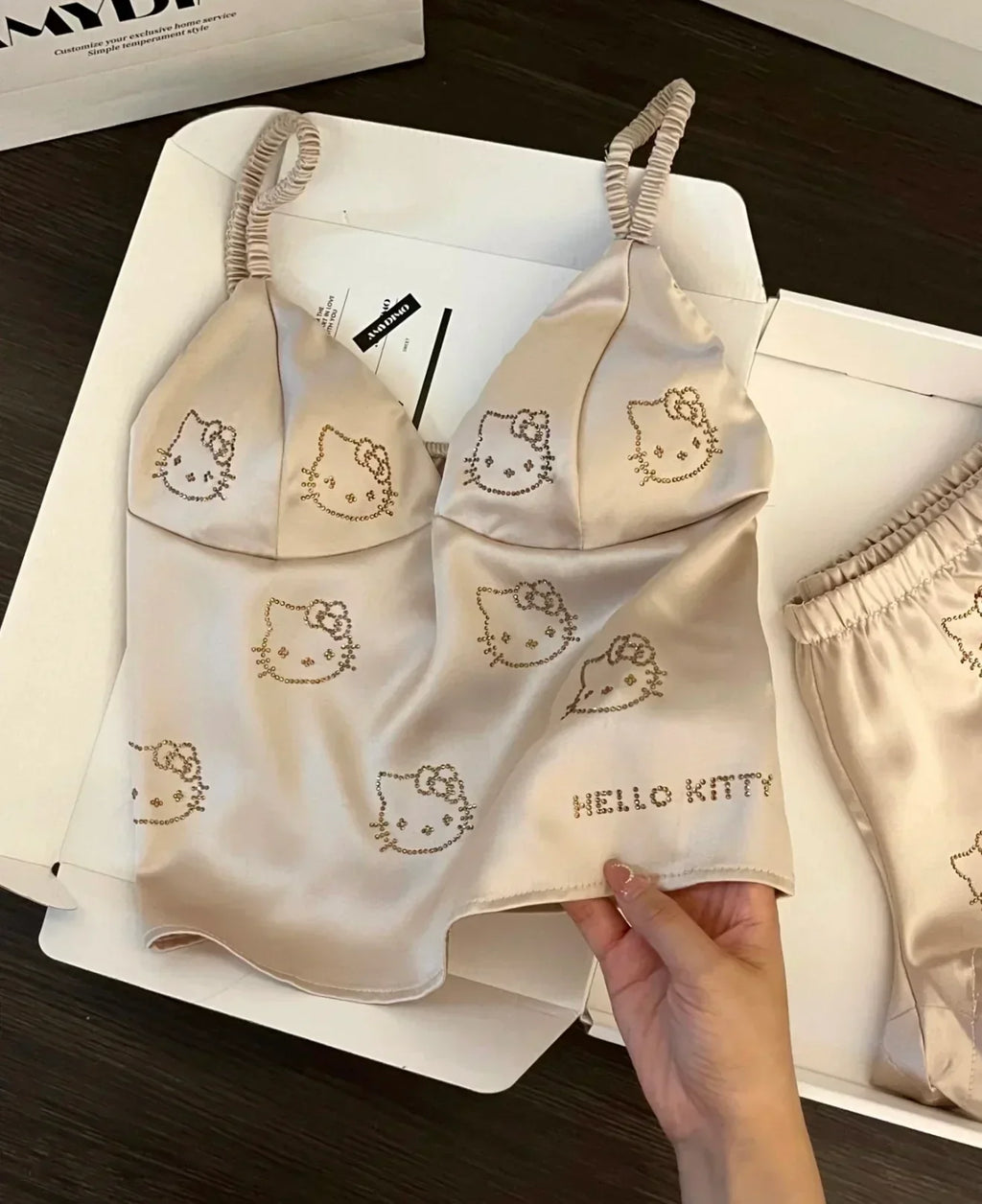 Hello Kitty Silky Pajama Set