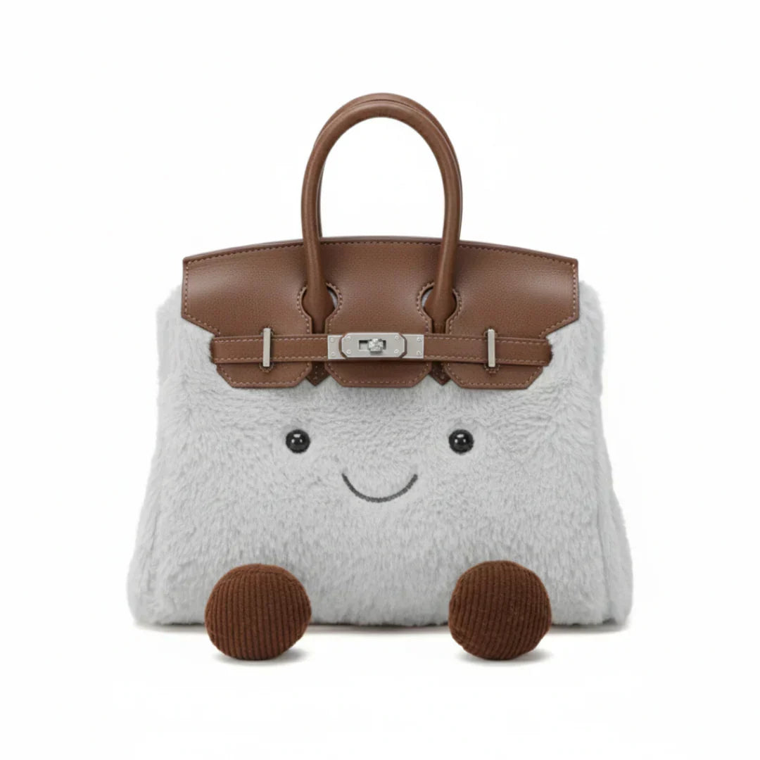 Jellycat Birkin Fluffy Bag