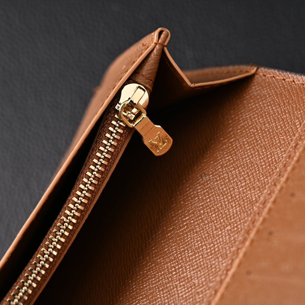 Louis Vuitton Brazza Wallet – Monogram Canvas Long Bifold Wallet (M61697)