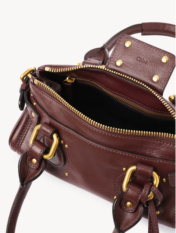 Chloe Small Paddington Bag In Grained Leather