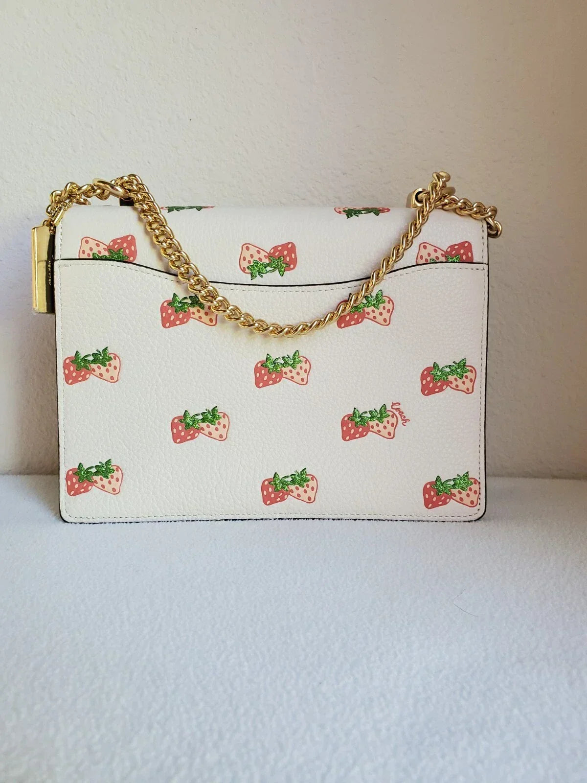 Coach Klare Crossbody With Strawberry Print