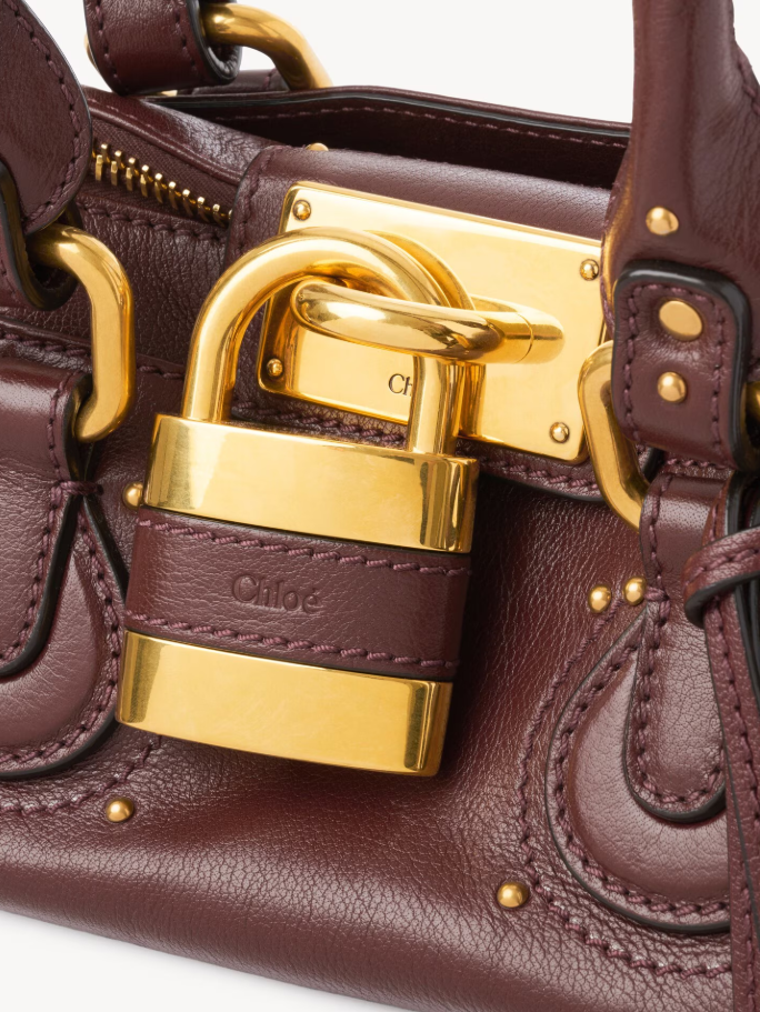 Chloe Small Paddington Bag In Grained Leather