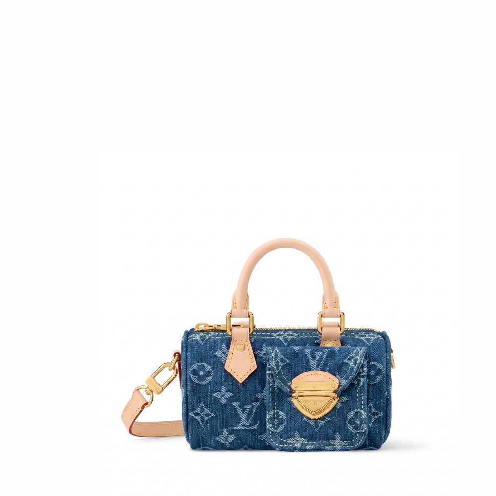 LV Nano Speedy Denim