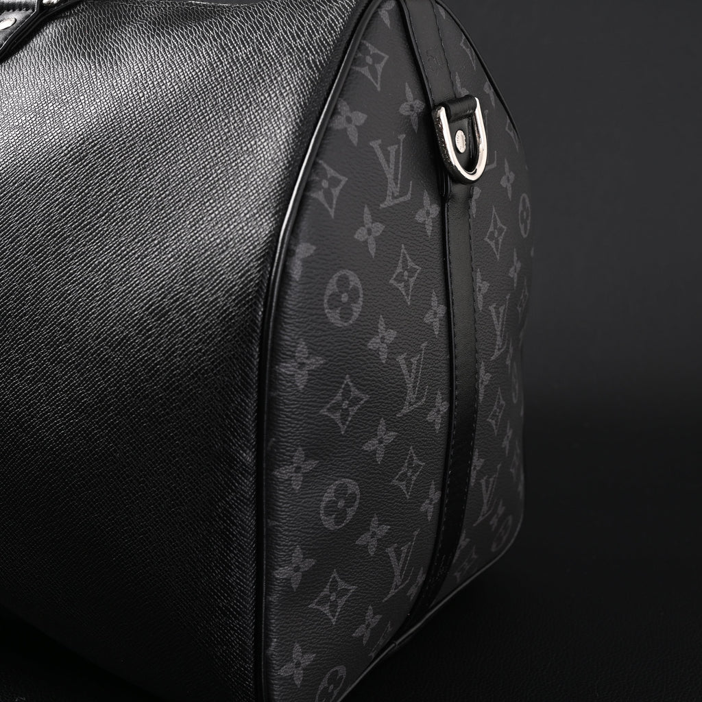 Louis Vuitton Keepall Bandoulière 50 – Monogram Eclipse Canvas Travel Bag