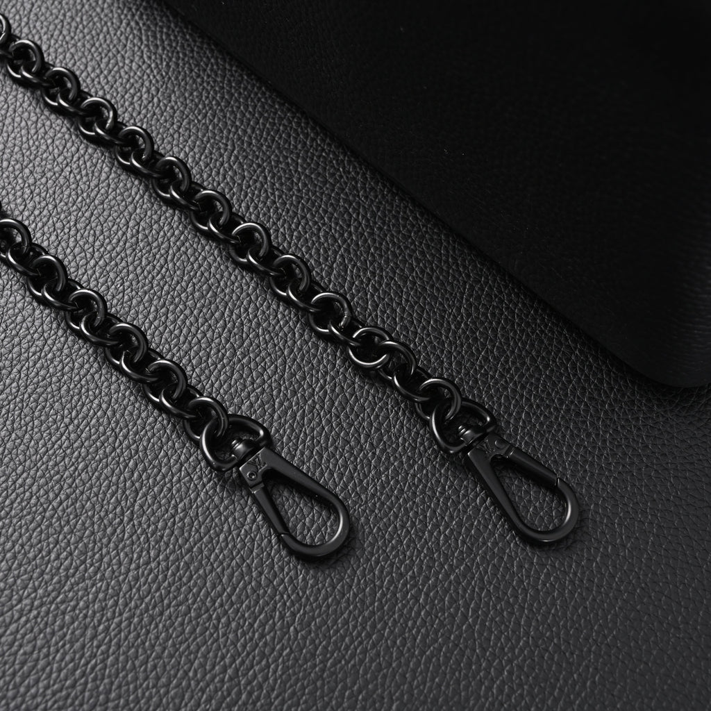 Louis Vuitton Black Grain Leather Mini Top Handle Bag With Chain Strap