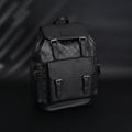Coach Men’s Leather Backpack – Black Signature Canvas