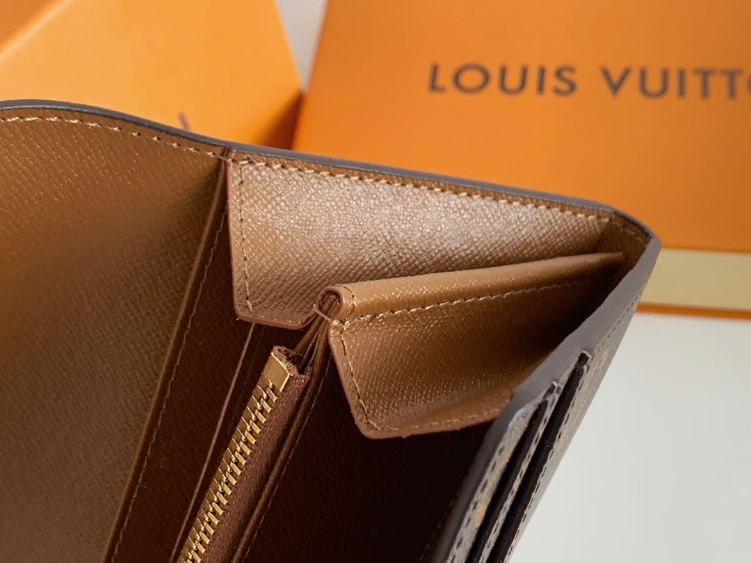 LV Monogram Sarah Long Wallet