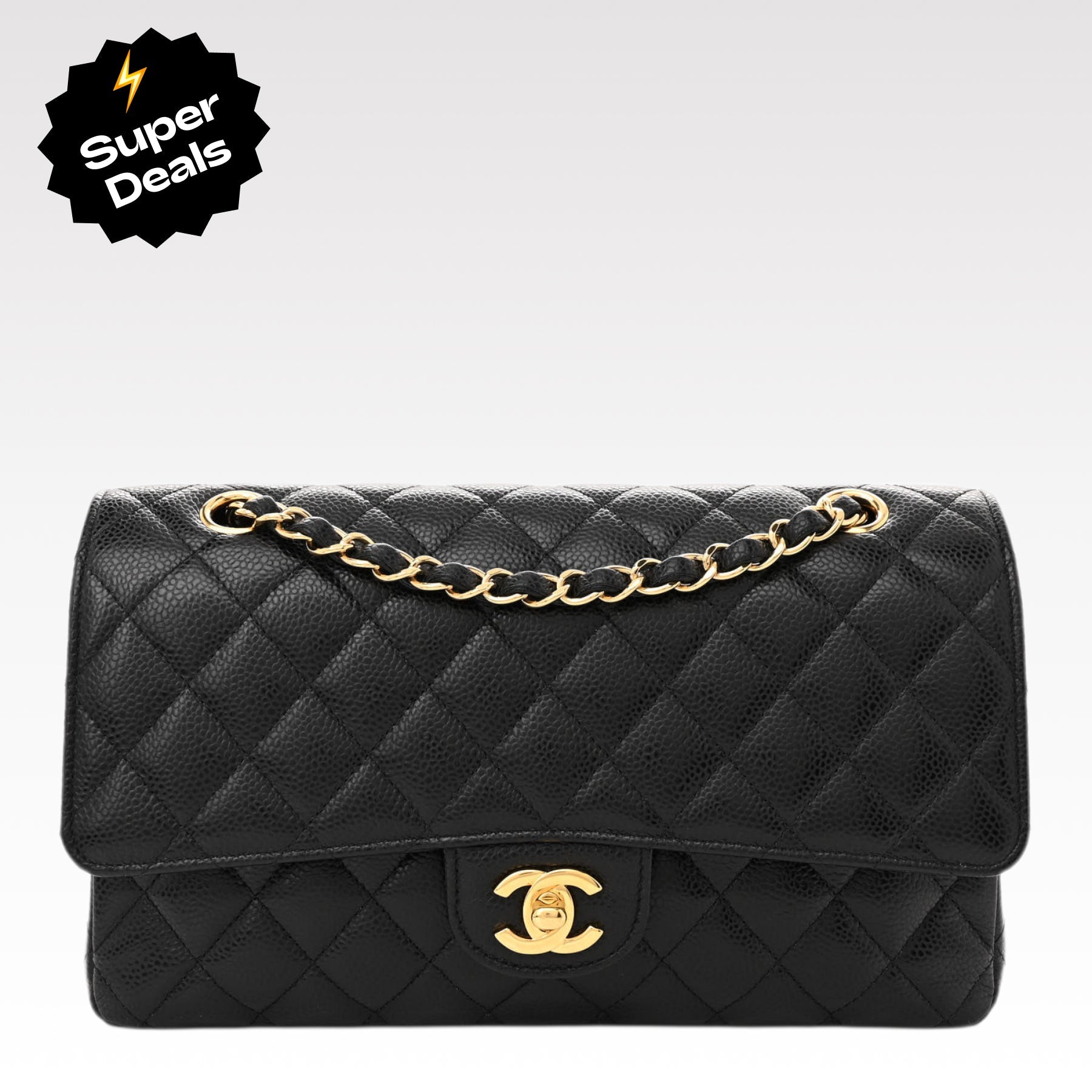 Chanel Classic Flap Bag Medium Gold Hardware