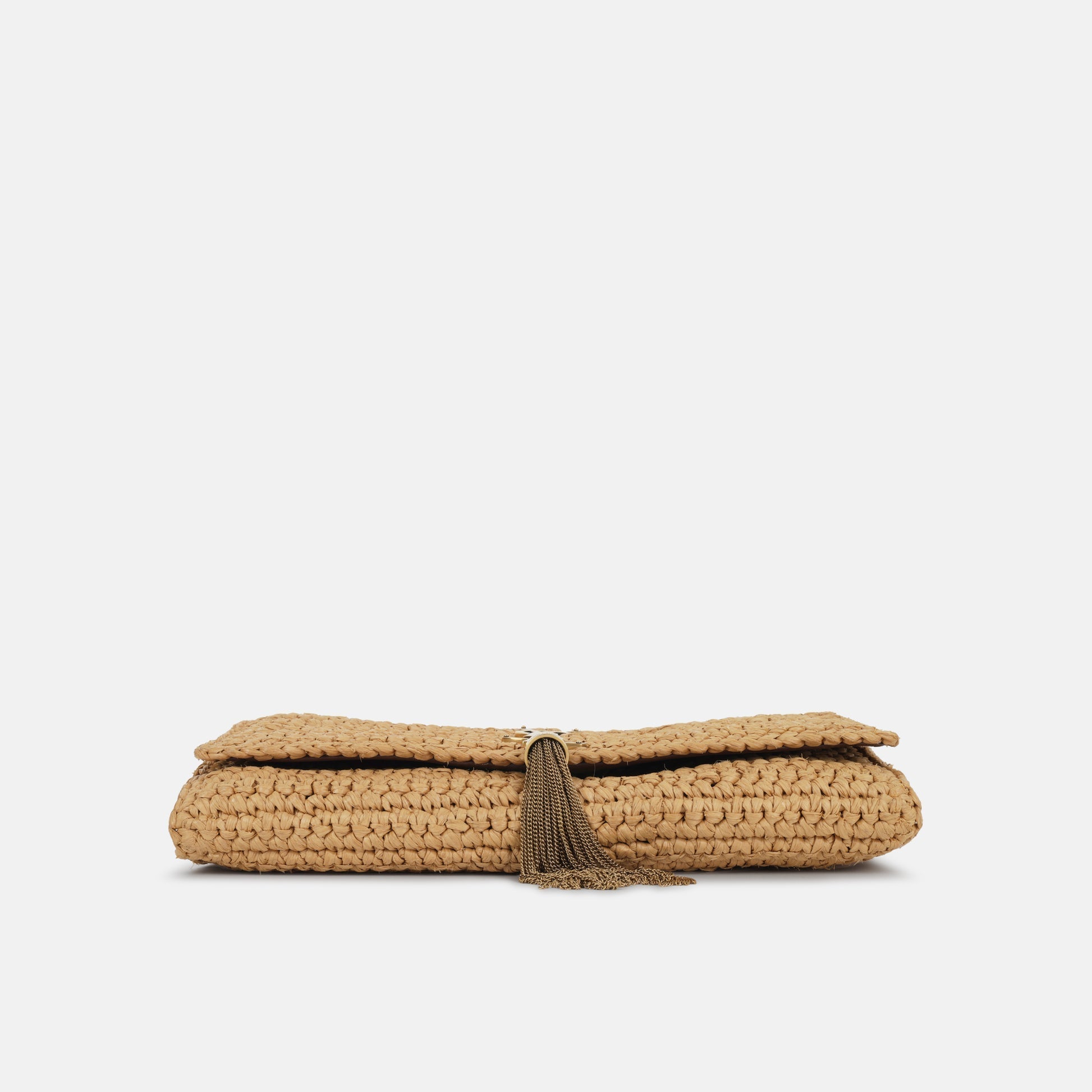 YSL Kate 99 Tassel in Raffia