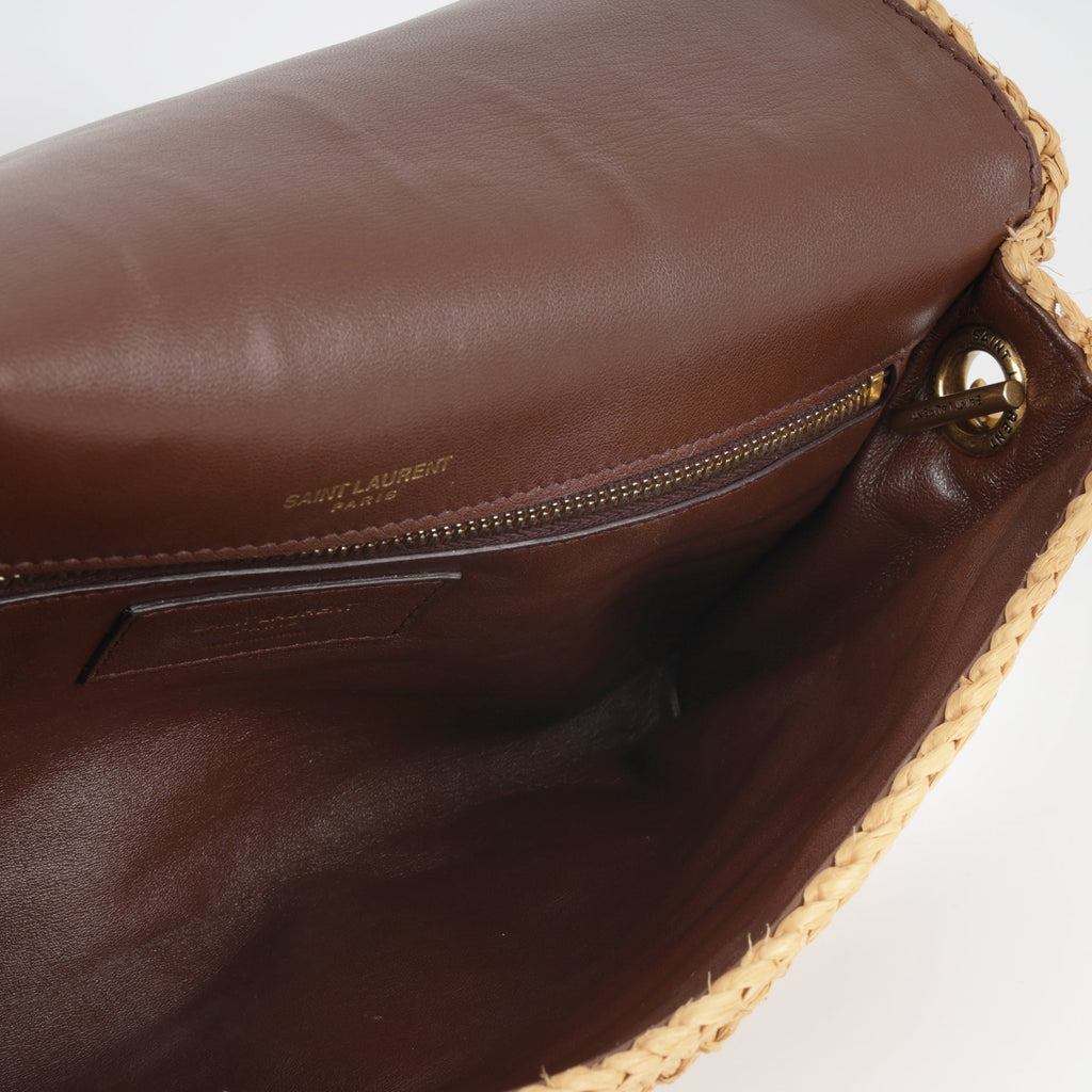 YSL Kate 99 Tassel in Raffia