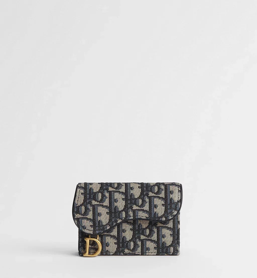 Dior Saddle Bloom Card Holder
