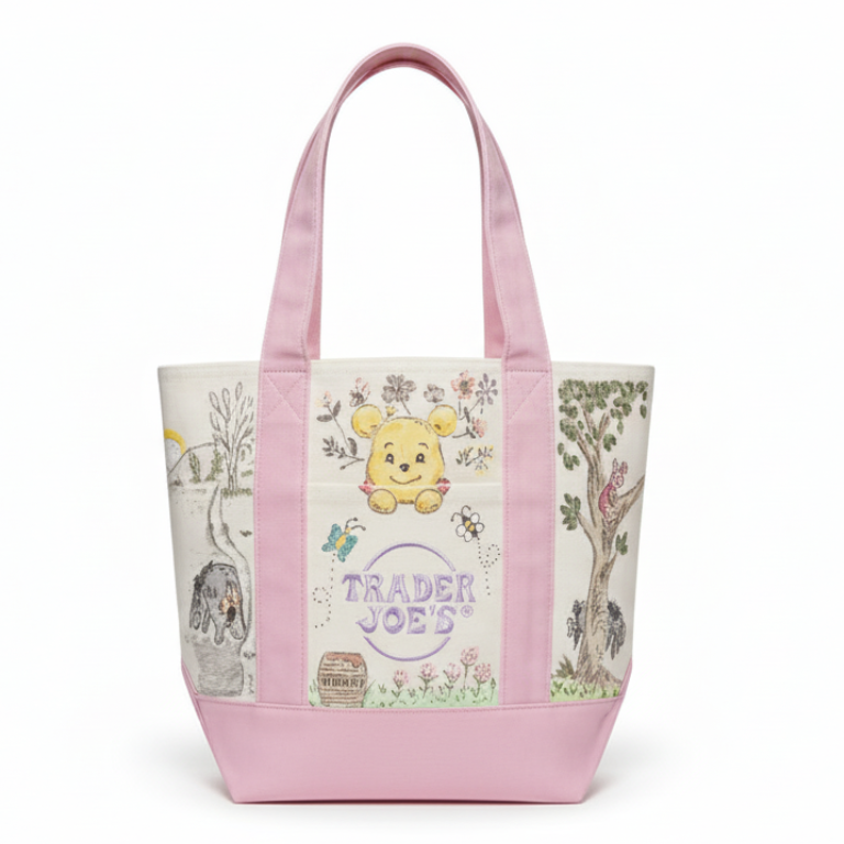 Winnie the Pooh x Trader Joe Tote Bags