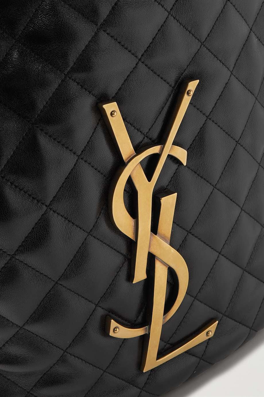 SAINT LAURENT Icare extra large embellished quilted leather tote60 × 39 × 8 cm