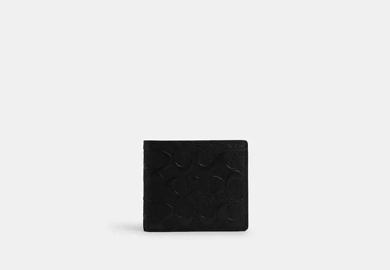 Coach Coin Wallet - Signature Crossgrain Leather