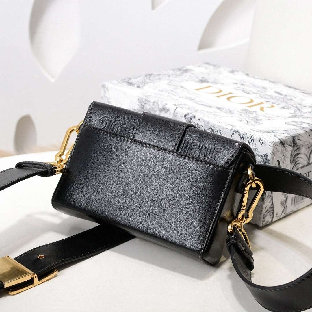 Dior 30 Montaigne Flap Shoulder Crossbody Bag with CD Clasp and Adjustable Leather Strap (24 x 17 x 8) cm