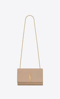 YSL Kate Medium Chain Bag In Grain De Poudre Embossed Leather