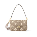 Louis Vuitton Diane Monogram Empreinte Tourterelle Beige cream