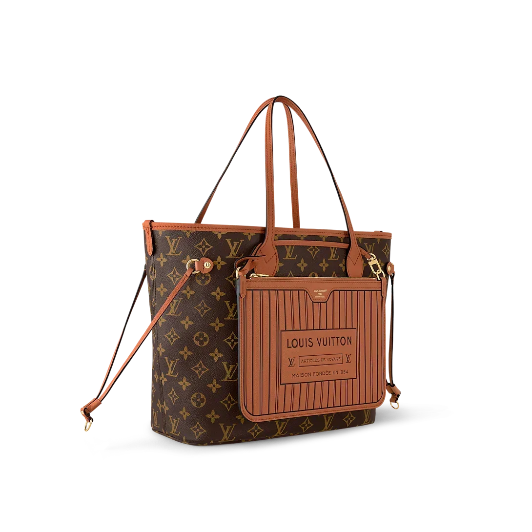 Neverfull Inside Out MM Cognac