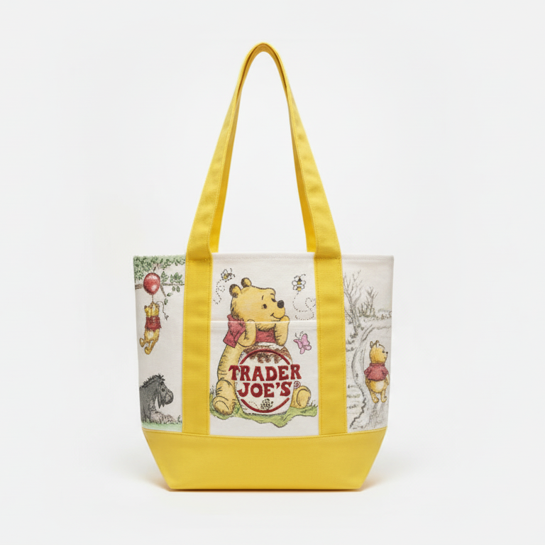 Winnie the Pooh x Trader Joe Tote Bags
